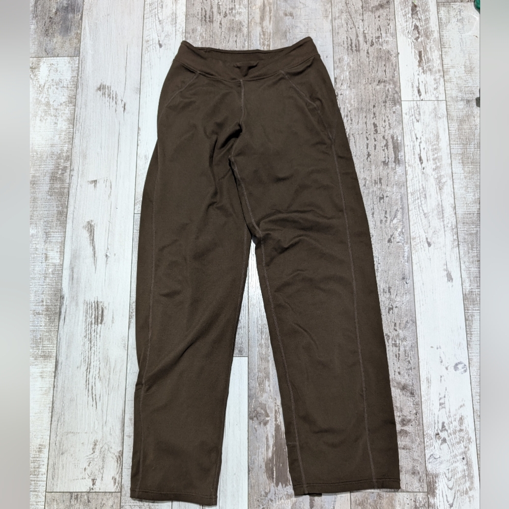 Brooks running pants brown split heel size‎ sm